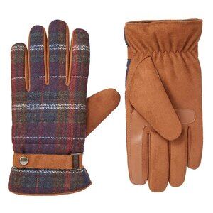 Isotoner Quilted Plaid Gloves